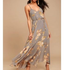 Lulu’s floral maxi dress